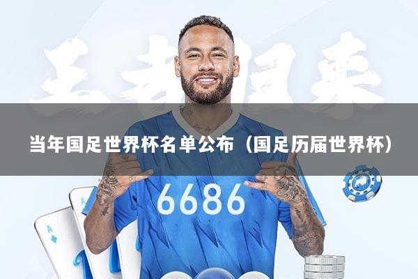 当年国足世界杯名单公布（国足历届世界杯）